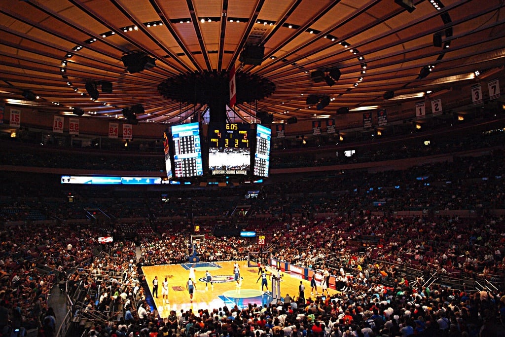 Sức chứa hàng vạn người từ Madison Square Garden