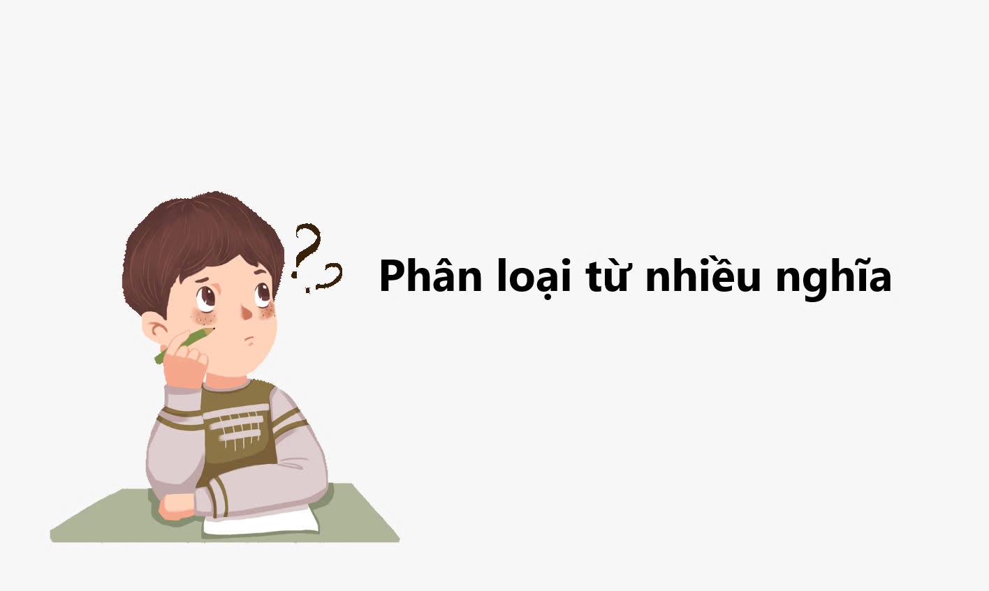 Phân loại từ nhiều nghĩa