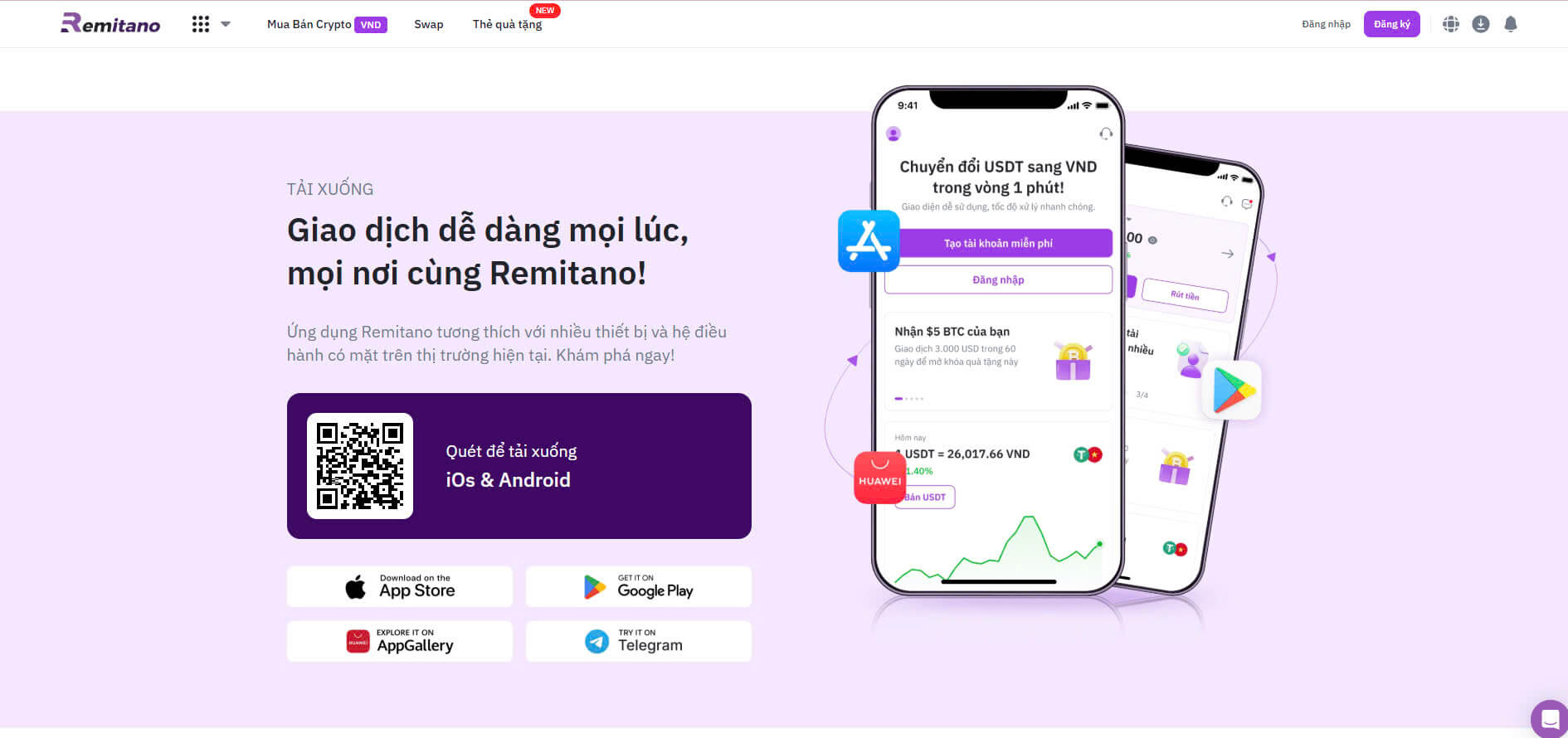 Sàn có mặt trên nhiều quốc gia khác nhau