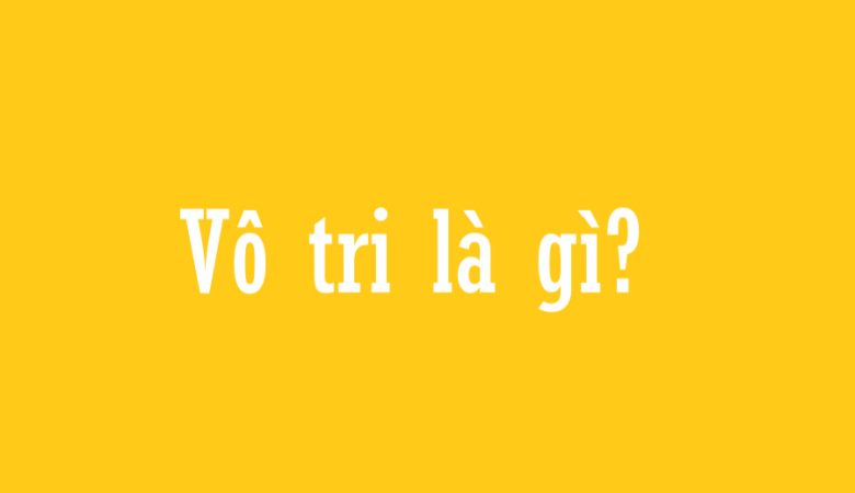 Vô tri là gì?